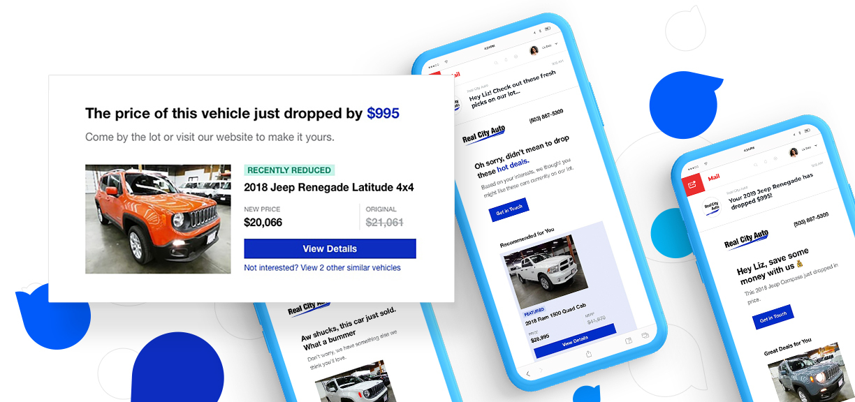 the four types of automotive sales and marketing emails